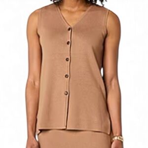 Liz Claiborne Tall Womens V Neck
Sleeveless Pullover Sweater Sz/XL NWT